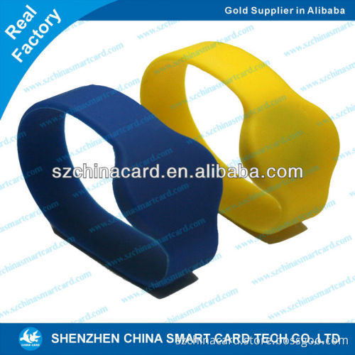 Waterproof Contactless Silicone Bracelet Tag 125KHz